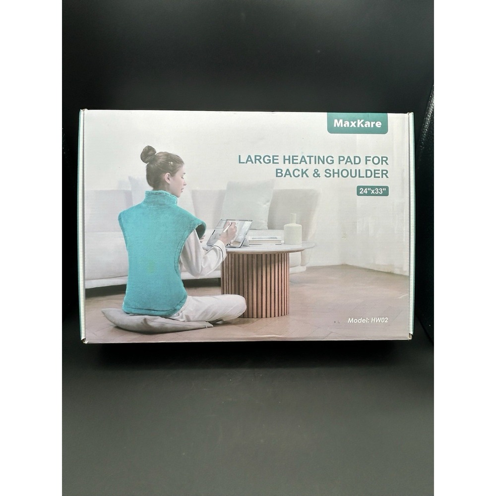 Large Heating Pad 24x33 Back Shoulder Pain Relief Electric Heat Therapy